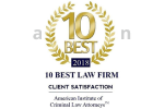 10 Best Law Firm — American Institute of Criminal Justice
